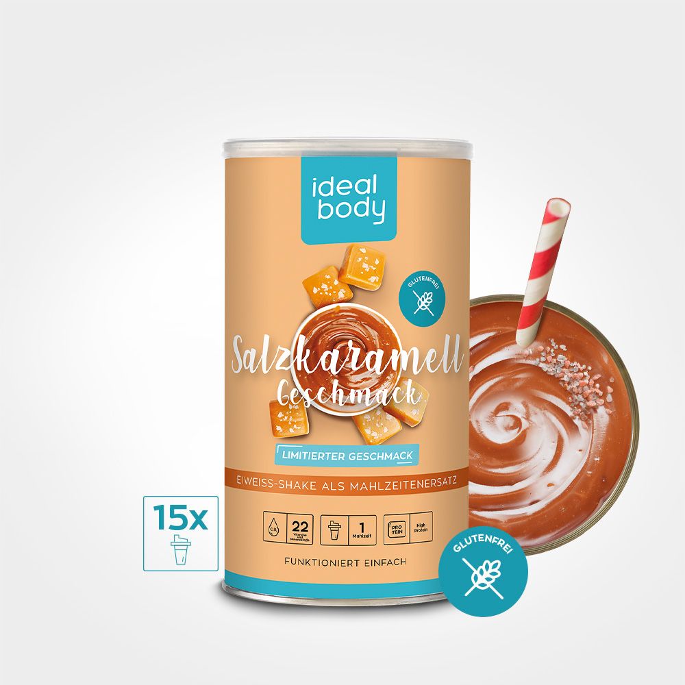 SALZKARAMELL IdealBody® Proteinshake-Pulver SALZKARAMELL IdealBody® Proteinshake-Pulver