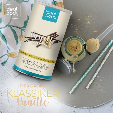 VANILLE IdealBody® Proteinshake-Pulver VANILLE IdealBody® Proteinshake-Pulver