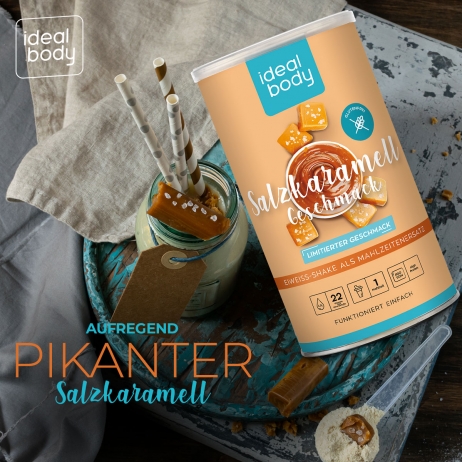 SALZKARAMELL IdealBody® Proteinshake-Pulver SALZKARAMELL IdealBody® Proteinshake-Pulver