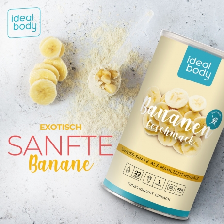 BANANE IdealBody® Proteinshake-Pulver BANANE IdealBody® Proteinshake-Pulver